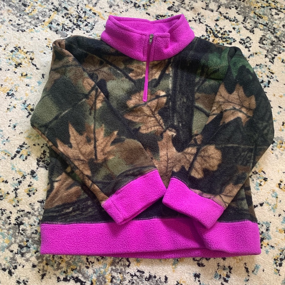 Trail Crest Camouflage & Purple Quarter vip Hoodie